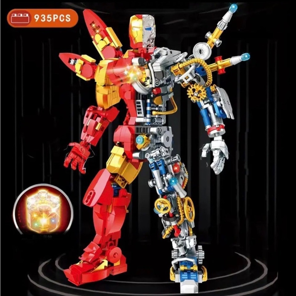 Large Iron Man Figure, Big Fig mini figure New!